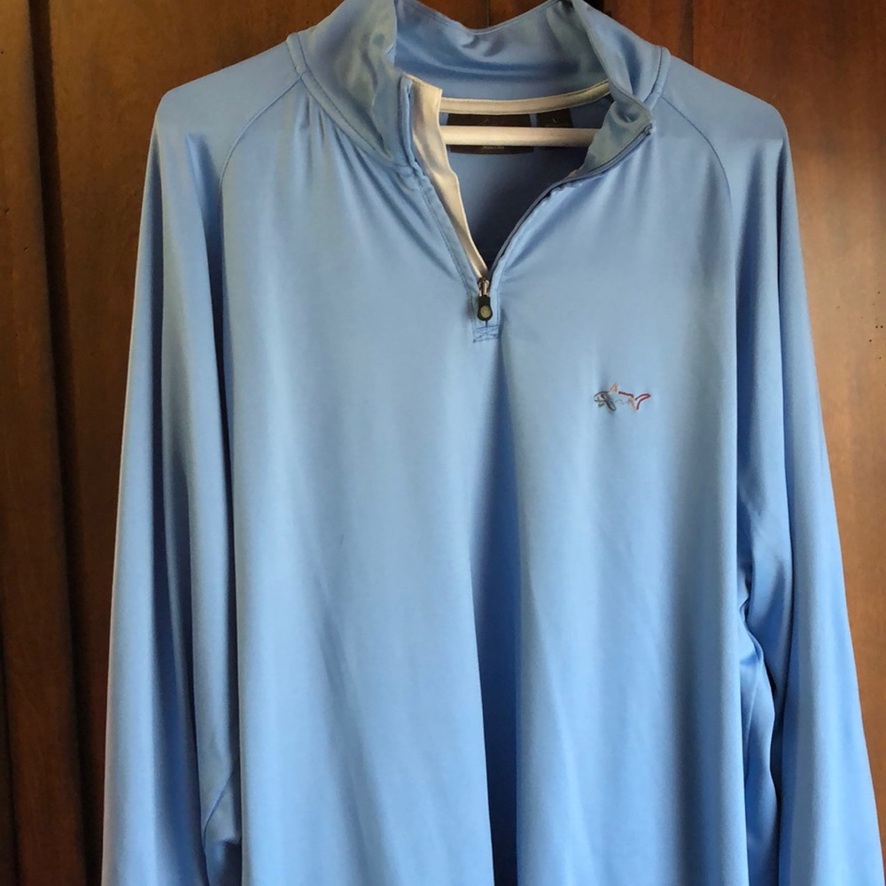 Baby Blue Norman quaterzip